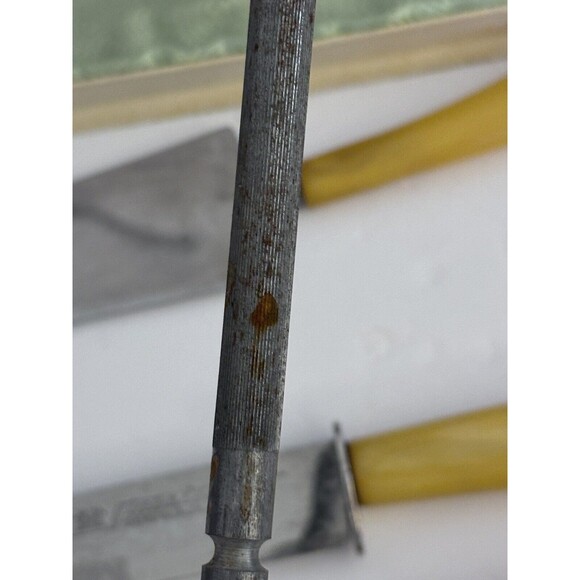 Vintage Geneva Forge Carving Knife Set Bakelight Handles - Picture 5 of 9